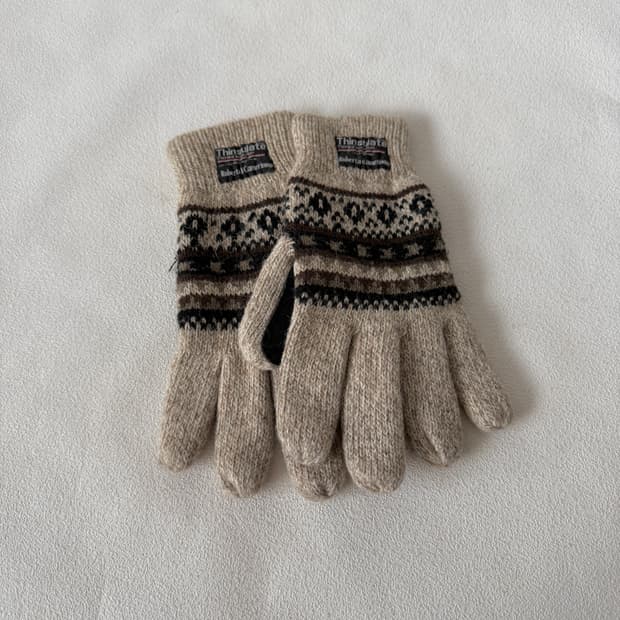 신슐레이트 울 글러브 장갑