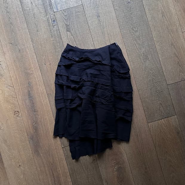 Polyester Fulling Ruffle Skirt