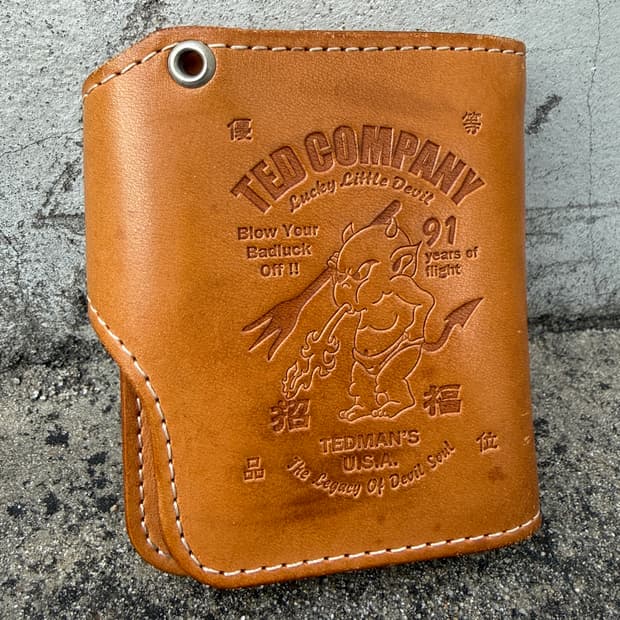 테드컴퍼니 가죽 반지갑