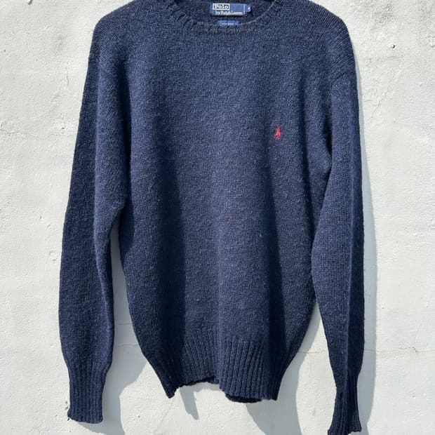 [M] 폴로 랄프로렌 네이비 울 니트