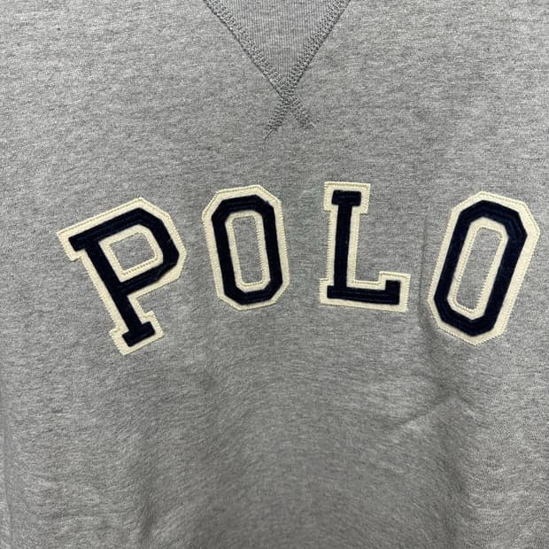 no.115 폴로 랄프로렌 빈티지패치로고맨투맨 xxl 새상품