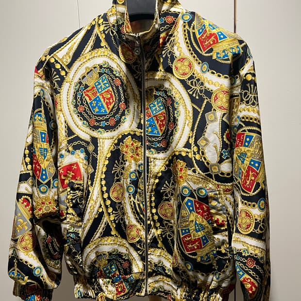90s 일본 빈티지 바로크 패턴 자켓