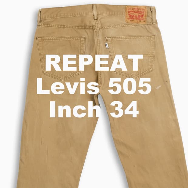 빈티지 리바이스 505 34 인치 LV5053447