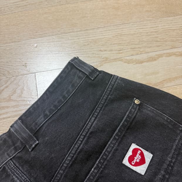 칼하트 Wip 내쉬 더블 니 스톤 워시드