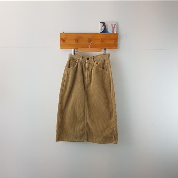 리 재팬 어반리서치 별주 코듀로이 스커트