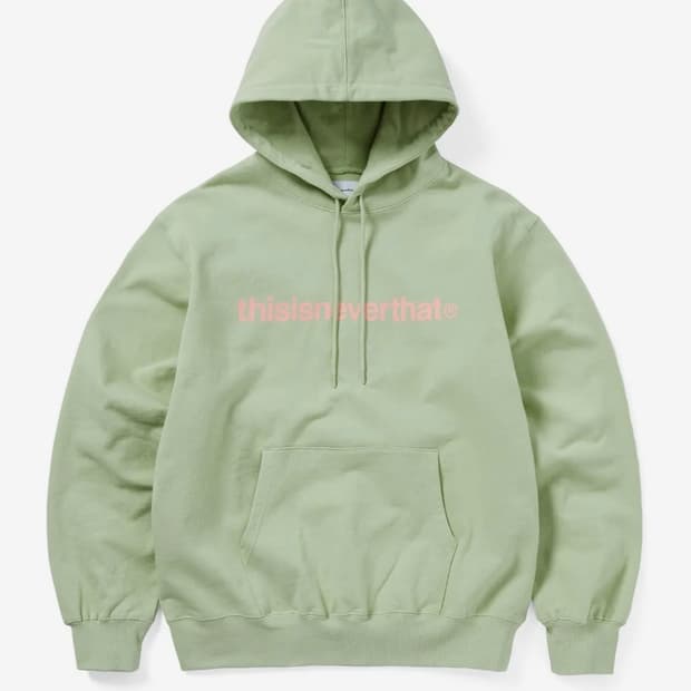 Thisisneverthat 메론색 후드티