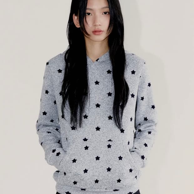 오피쉬 미니 스타 후디 멜란지