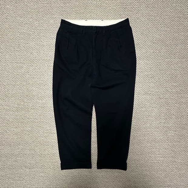 BEAMS BOY japan made cotton pants navy