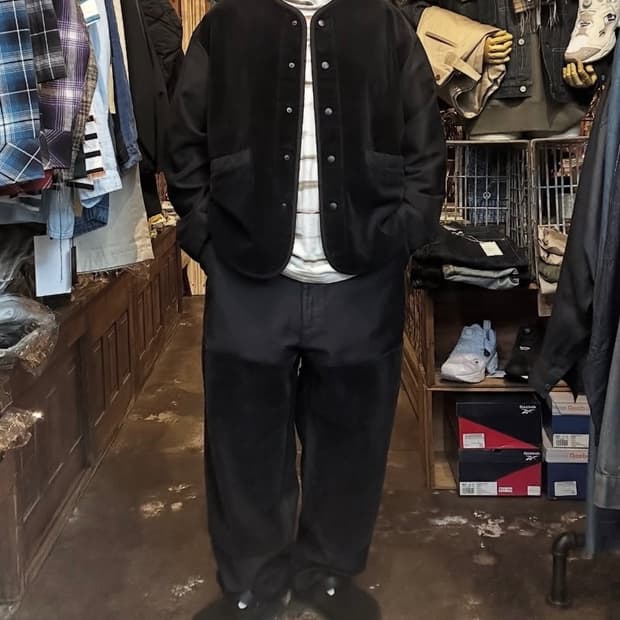 (4) 포터클래식 몰스킨 코듀로이 하이브리드 가디건