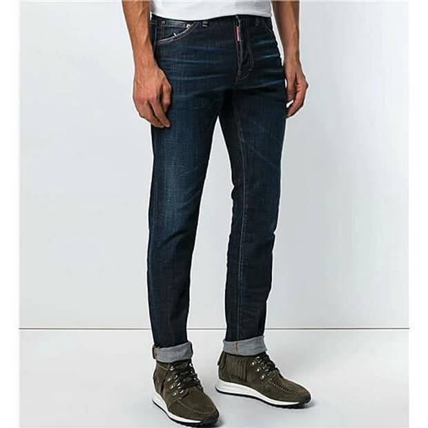 46 디스퀘어드2 쿨가이진 워싱 스판 데님 청바지