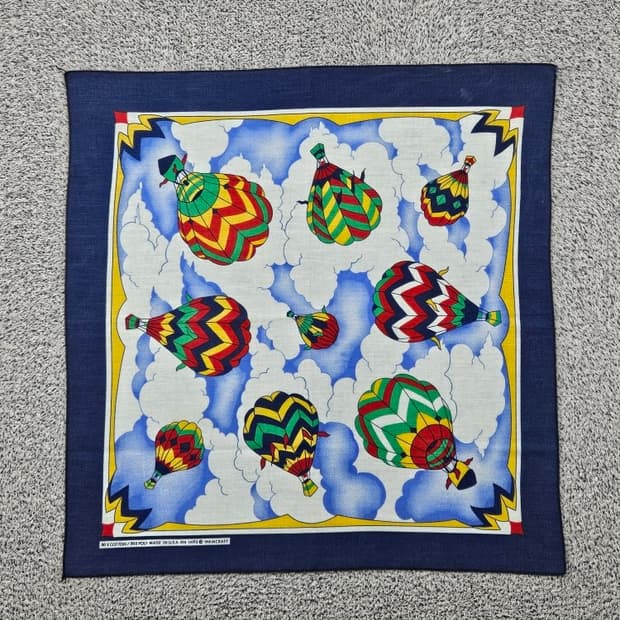 USA 에어벌룬 열기구 반다나 ( 54X54 ) / 11860