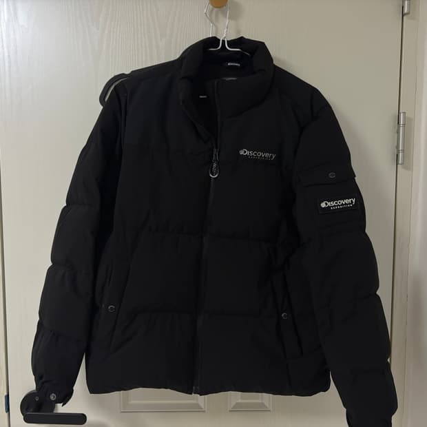디스커버리 반슬리 다운숏패딩