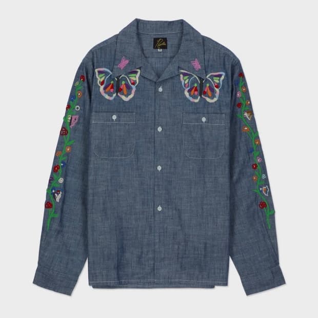 니들스 샴브레이 셔츠