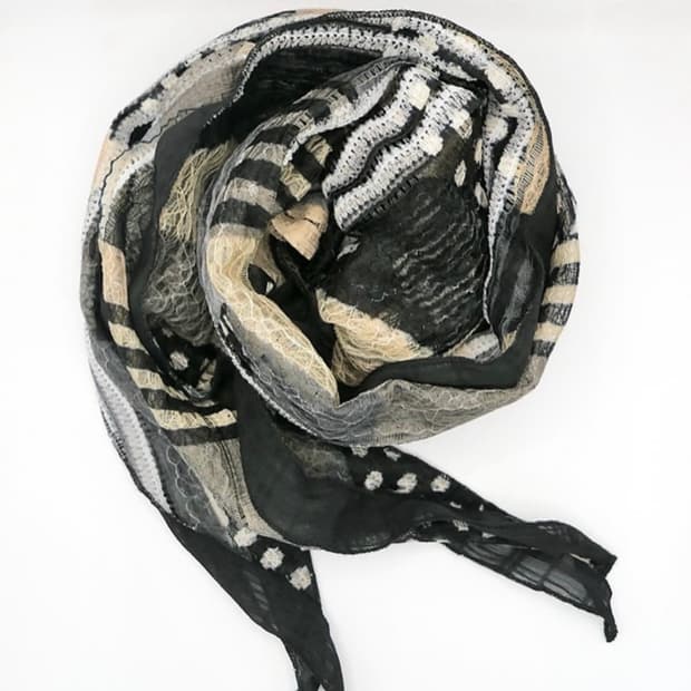 코이세이오 스카프 블랙+사은품 노트