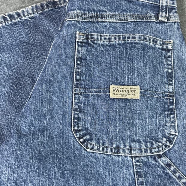 Wrangler 카펜터 진청 데님 팬츠