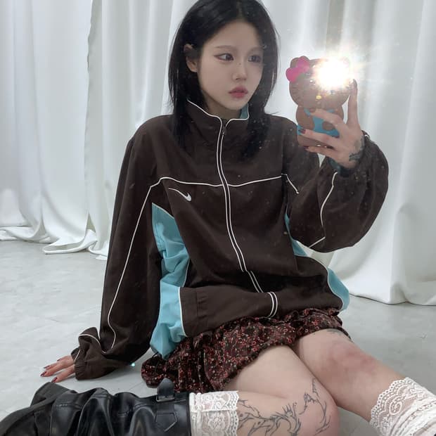 나이키 민트초코 바람막이