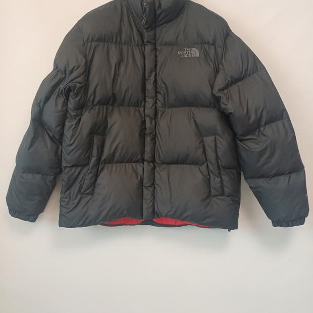 [XL] 노스페이스 리버톤 티볼 블랙 패딩 (블랙/레드)