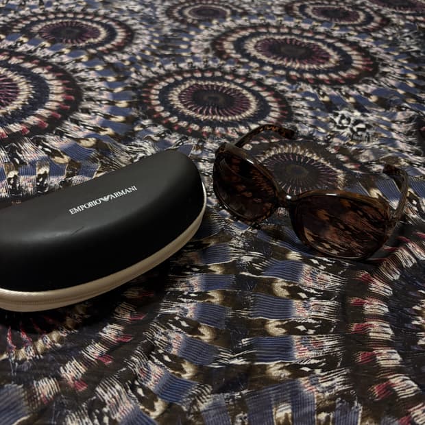 Emporio Armani leopard sunglass