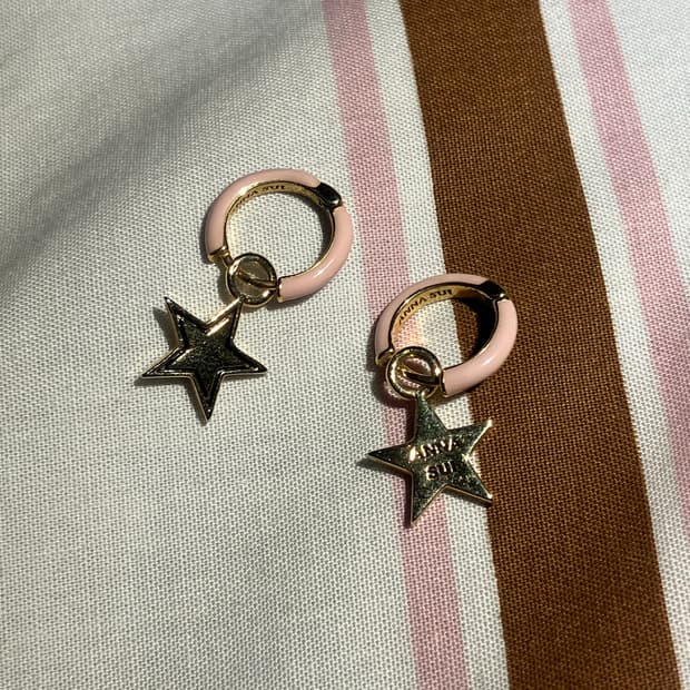 Anna sui Star ring earrings