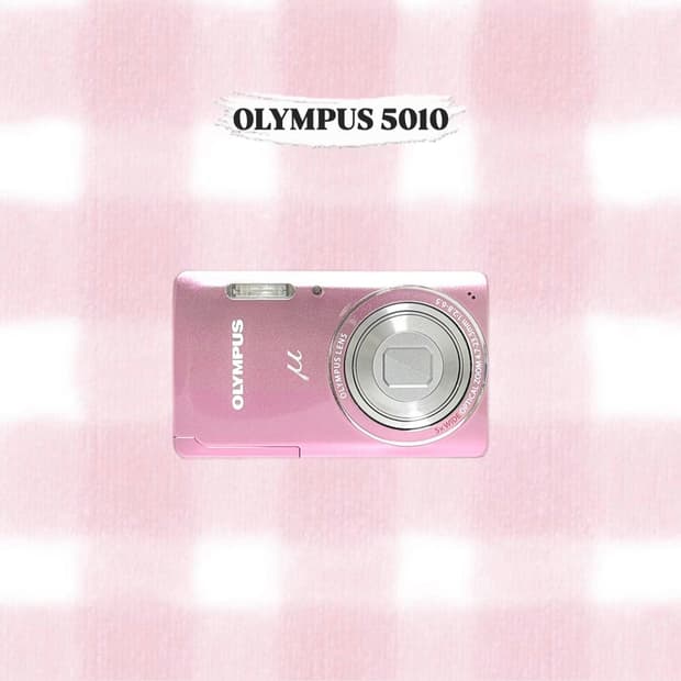 올림푸스 뮤 5010 베이비핑크 빈티지디카