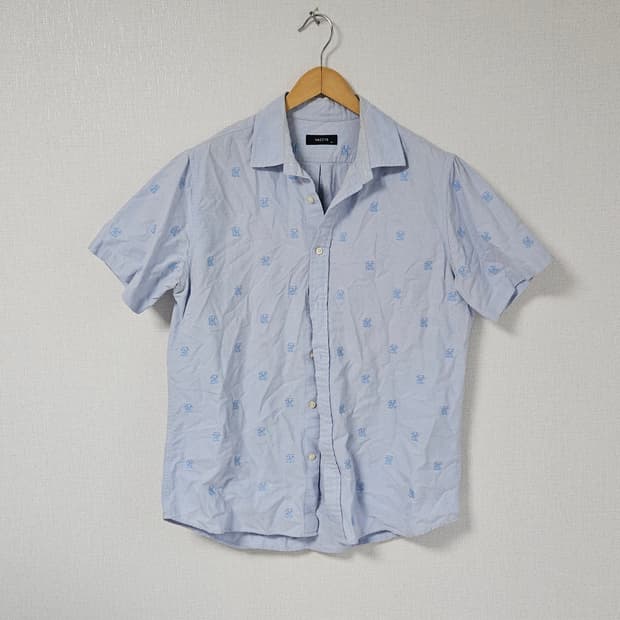 헤지스 프리미엄 린넨 반팔셔츠 골프 남성 105