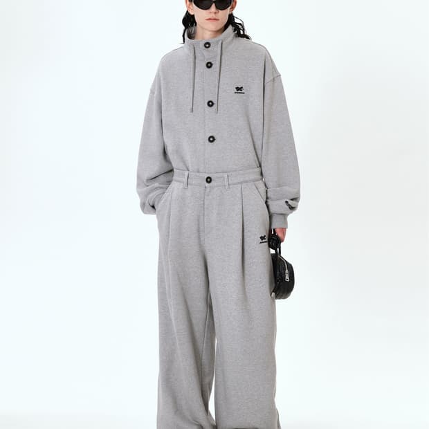 아더에러 23fw Tatom 스웻셋업 그레이 XL