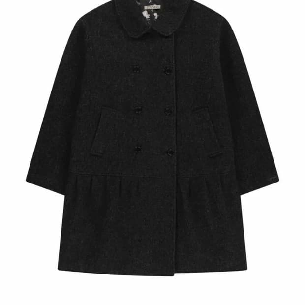 코이세이오 더블 코트 차콜 1사이즈