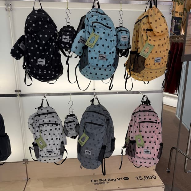 하이산 도트 백팩 댈구