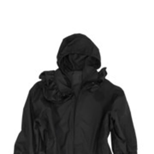 에옹쓰 dot nylon skirt / jacket