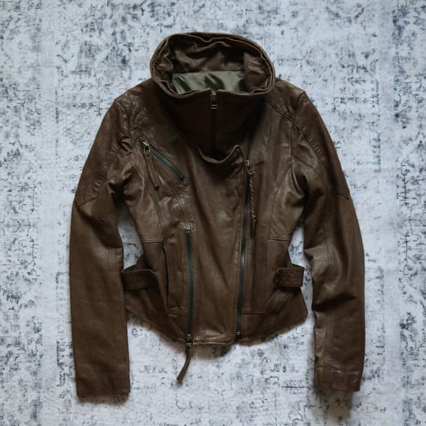 italian lambs skin leather jacket