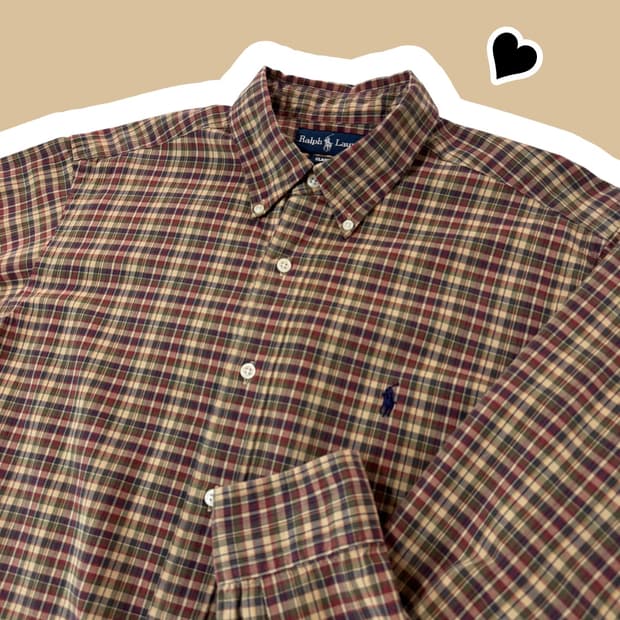 폴로 랄프로렌 체크 셔츠