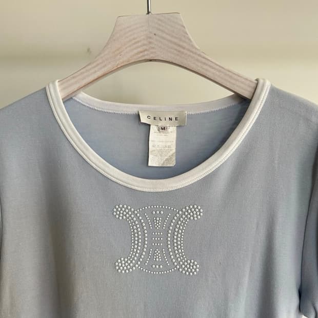 셀린느 celine 로고 반팔 