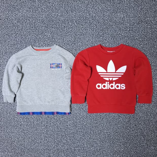 [무료배송][100]뉴발란스 아디다스 키즈 맨투맨 일괄판매