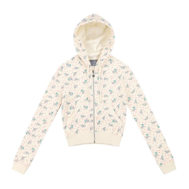 애슐리윌리엄스 토끼 크롭 후드집업 s