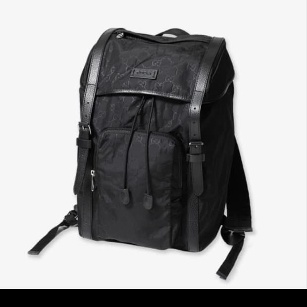 구찌 나일론 백팩 블랙