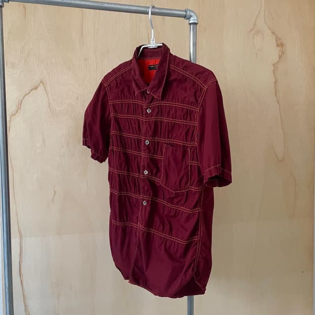 꼼데가르송 옴므 퍼커링 셔츠