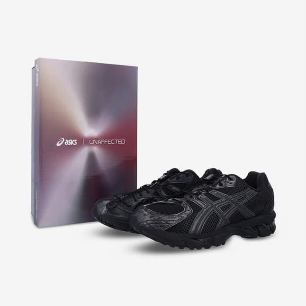 (265)아식스 X 언어펙티드 젤-님버스 10.1 - 블랙:블랙