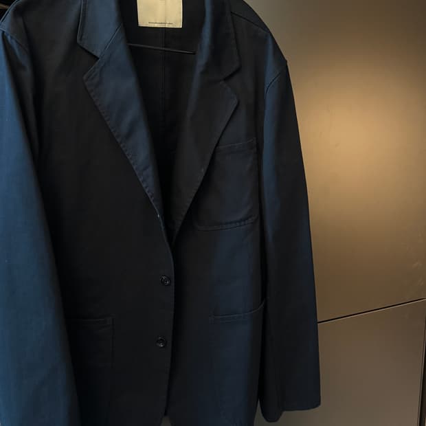 포터리 워시드 스포츠자켓 다크네이비3