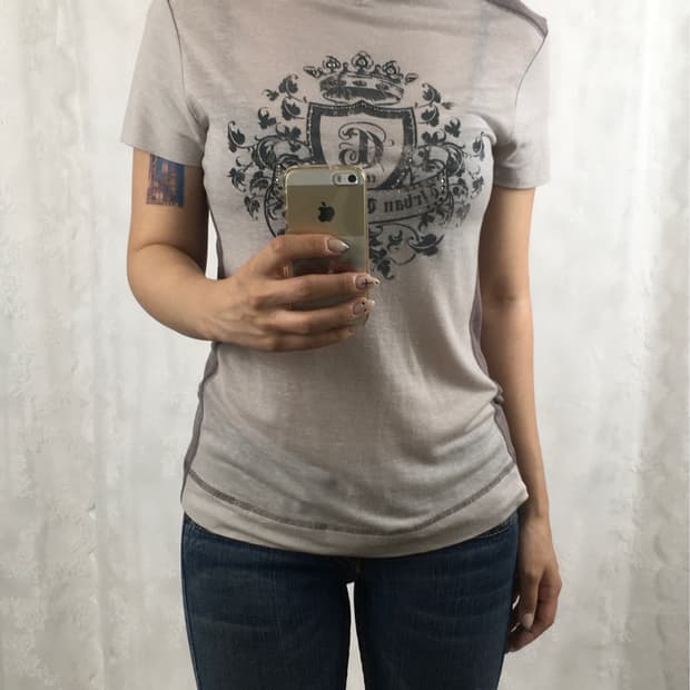 Cubic half-neck top