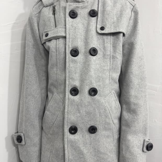 two button detail jacket