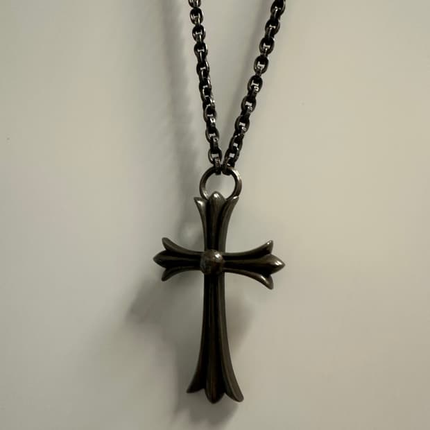 크롬하츠 펜던트 페이퍼체인 30인치 일체형