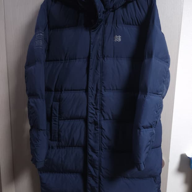 코오롱 구스다운 롱패딩, L