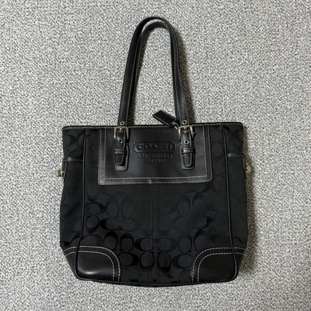 코치 시그니처 토트백