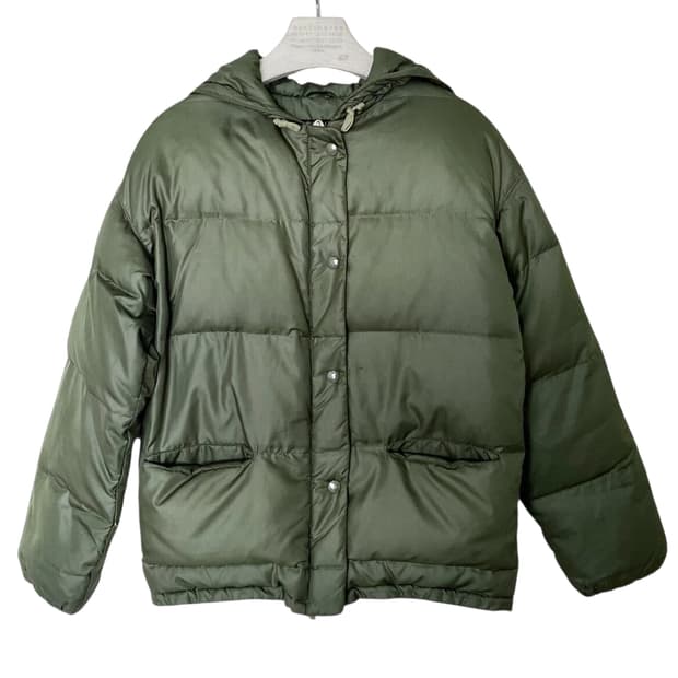 헬무트랭 vero piumino 다운자켓 유니섹스 카키