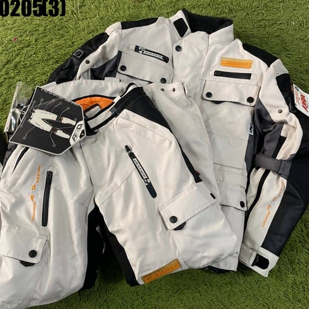 빈티지 AKITO 오토바이 라이딩 셋업 슈트