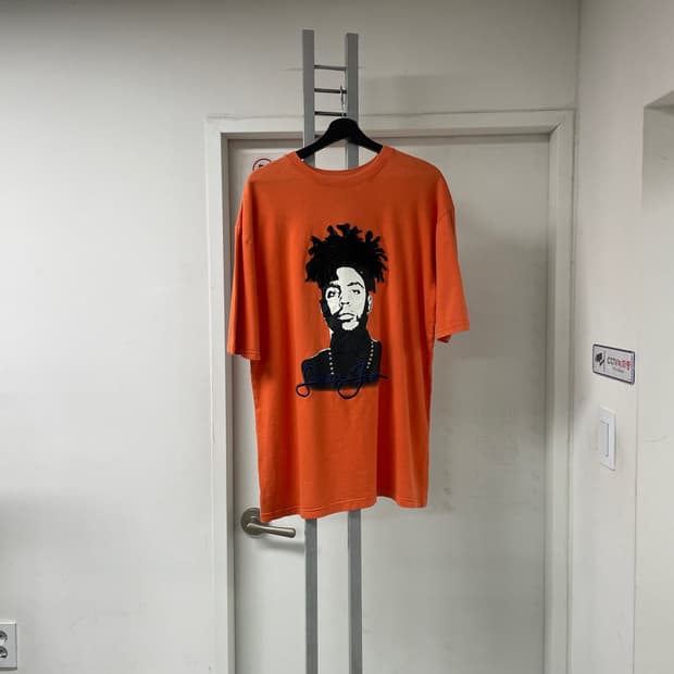 펠레펠레 오렌지 반팔 티셔츠 XL