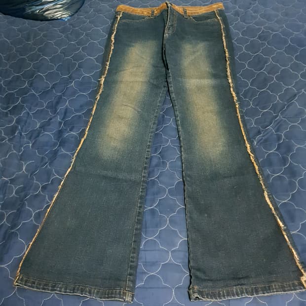 (빈티지) ONG JEANS 워싱 스판 부츠컷 데님진 (30)