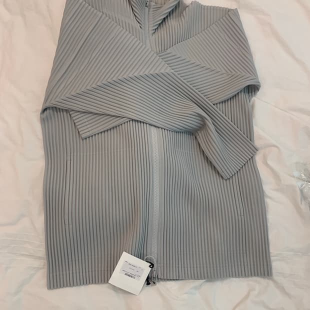 옴므플리세 베이직 집업 3 그레이