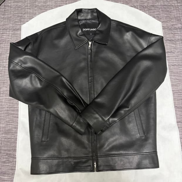 도프제이슨 비건 레더 자켓 xs