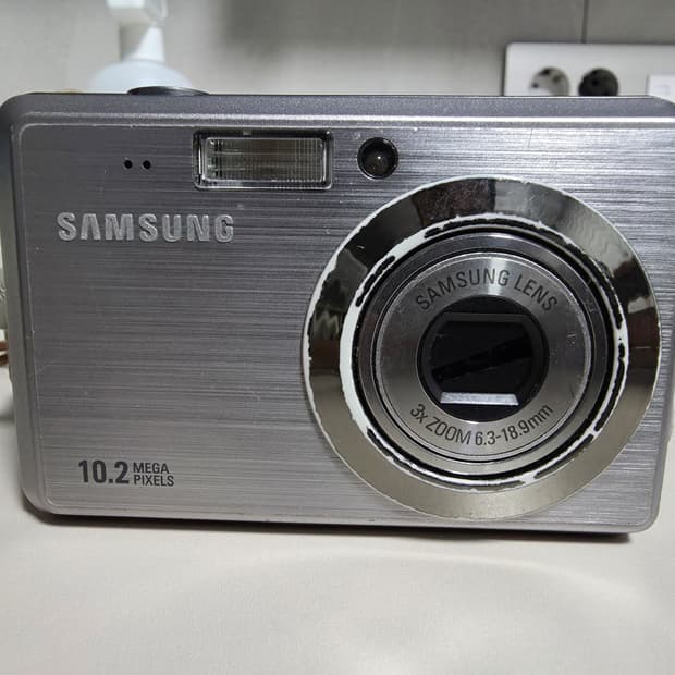 삼성 블루 ES55 빈티지 레트로 디지털카메라